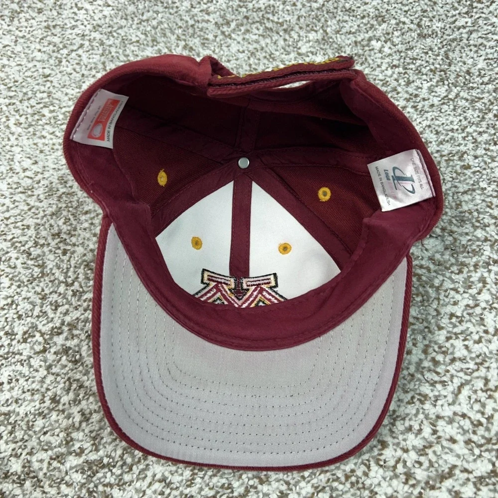 Minnesota Golden Gophers Hat Cap Strap Back One Size NCAA Football Logo Athletic